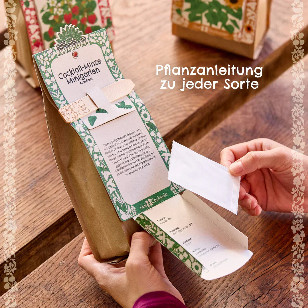 Anzuchtset – Minigarten BIO-Lavendel