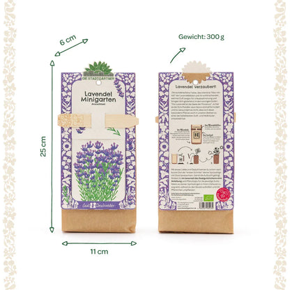 Anzuchtset – Minigarten BIO-Lavendel