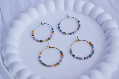 Creolen mit Perlen - Summer Love