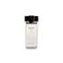 Modern Muse Eau de Parfum Flakon mit schwarzer Schleife, transparent, Luxusduft.