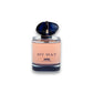Parfümflakon My Way Intense Eau de Parfum, rosa Flüssigkeit, dunkelblauer Deckel, freigestellt