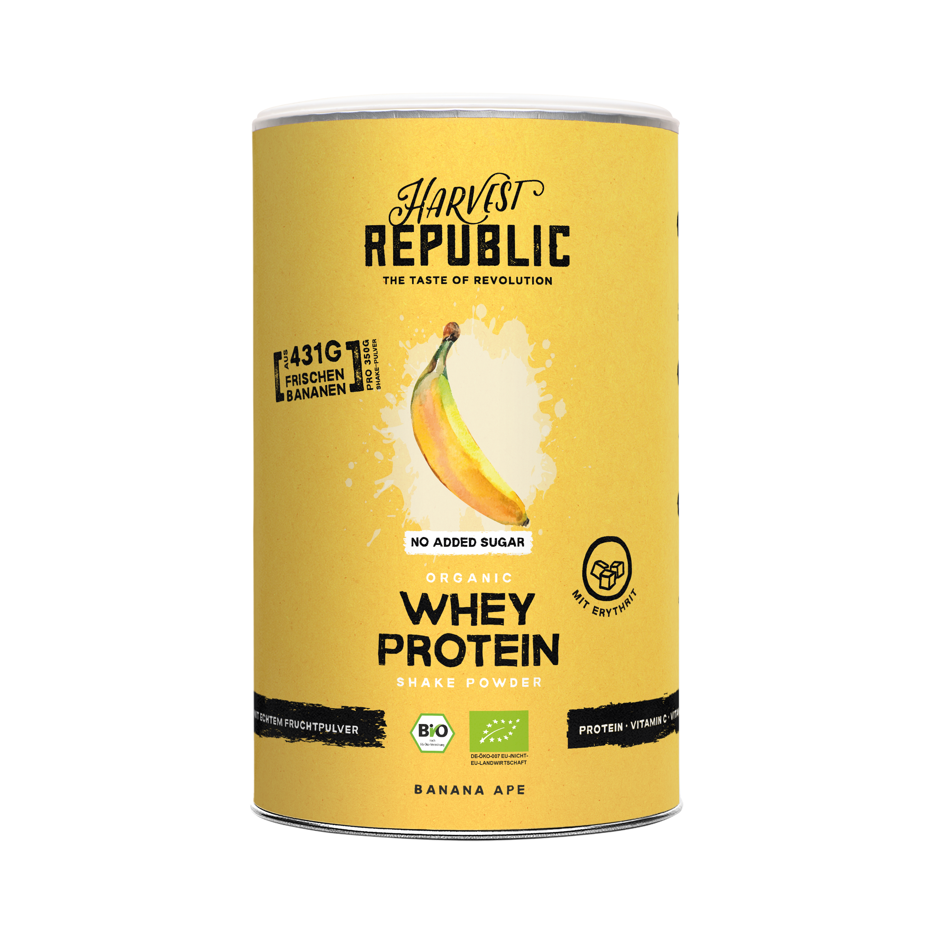 Whey Protein - NO ADDED SUGAR - Banana