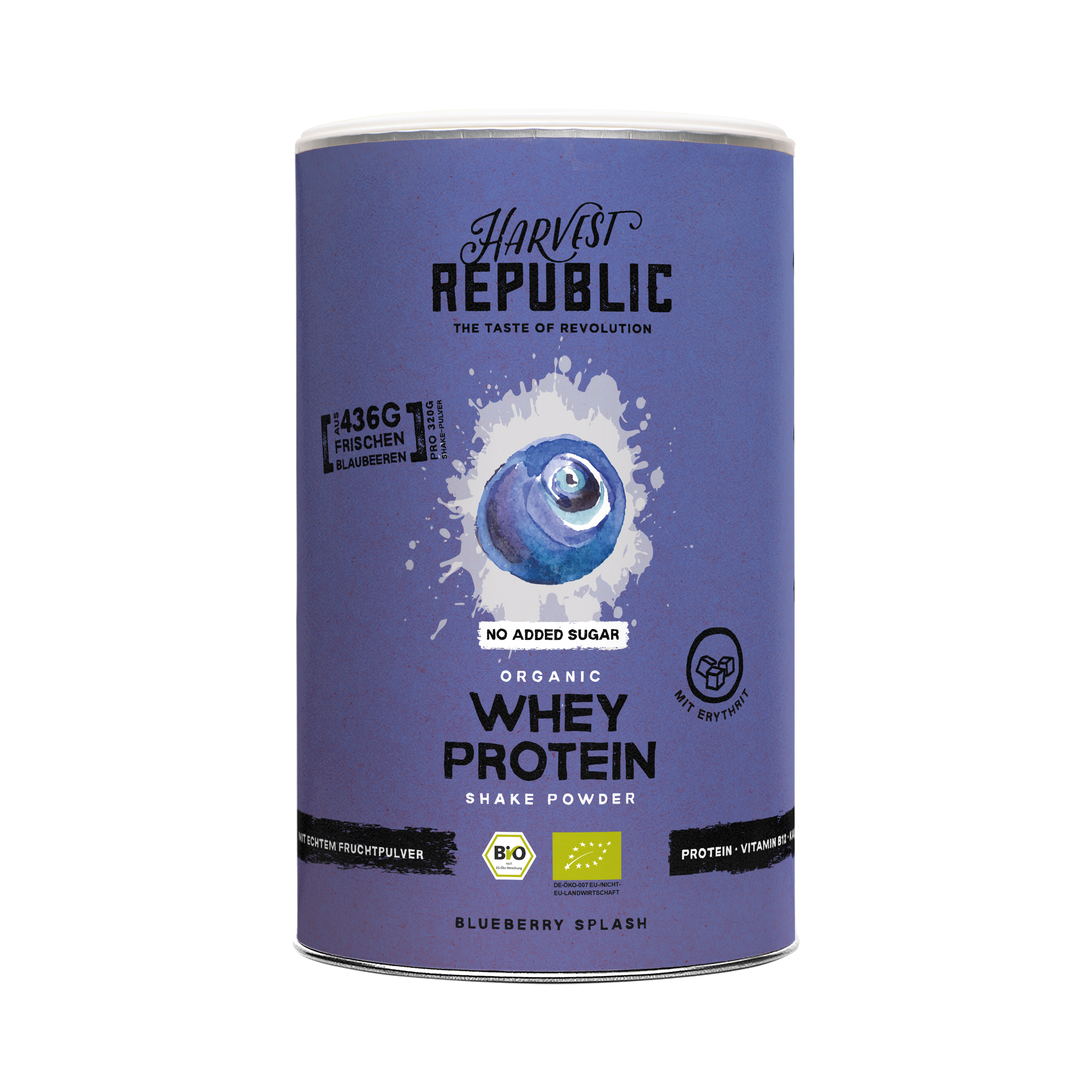 Whey Protein - NO ADDED SUGAR - Wild Blueberry