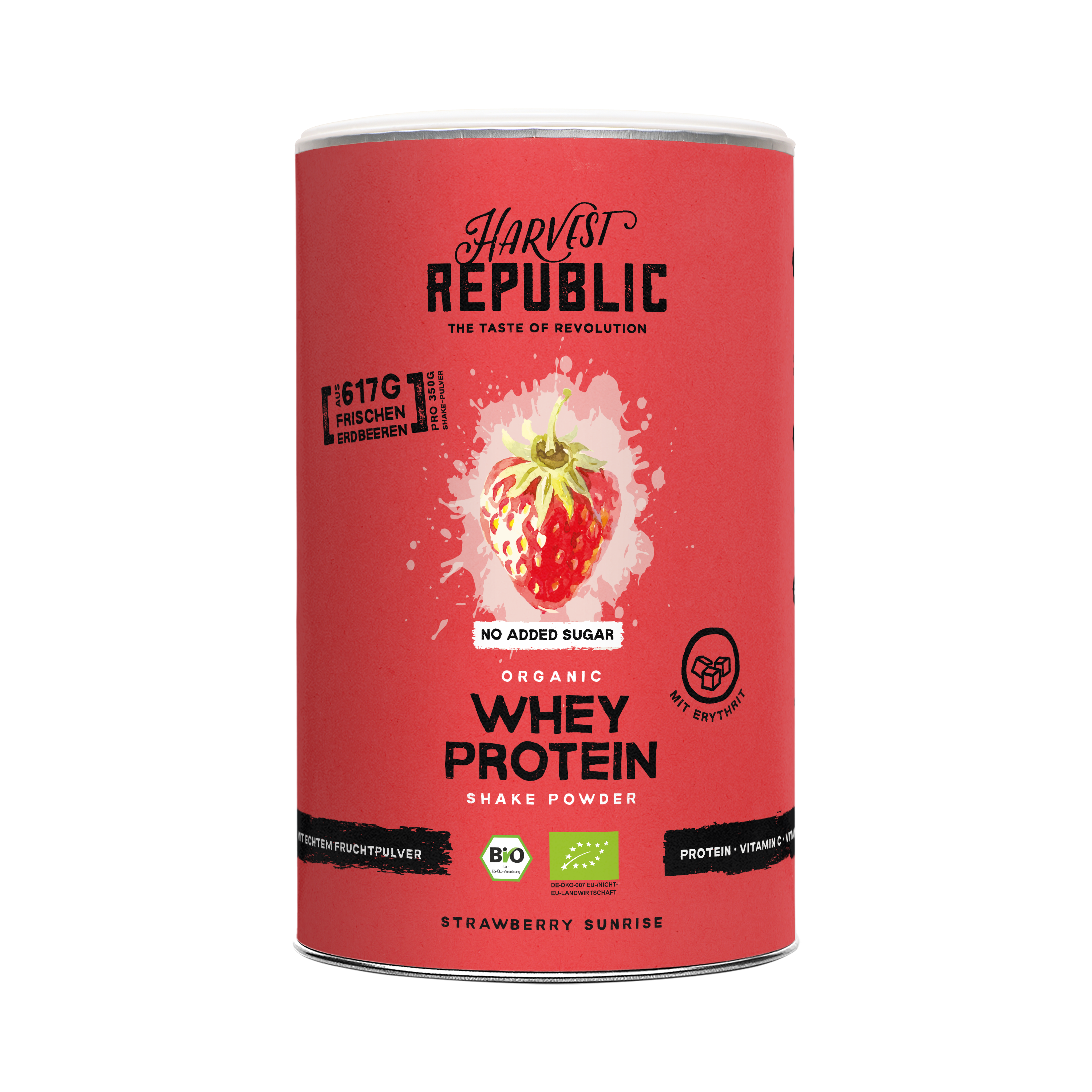 Whey Protein - NO ADDED SUGAR - Strawberry