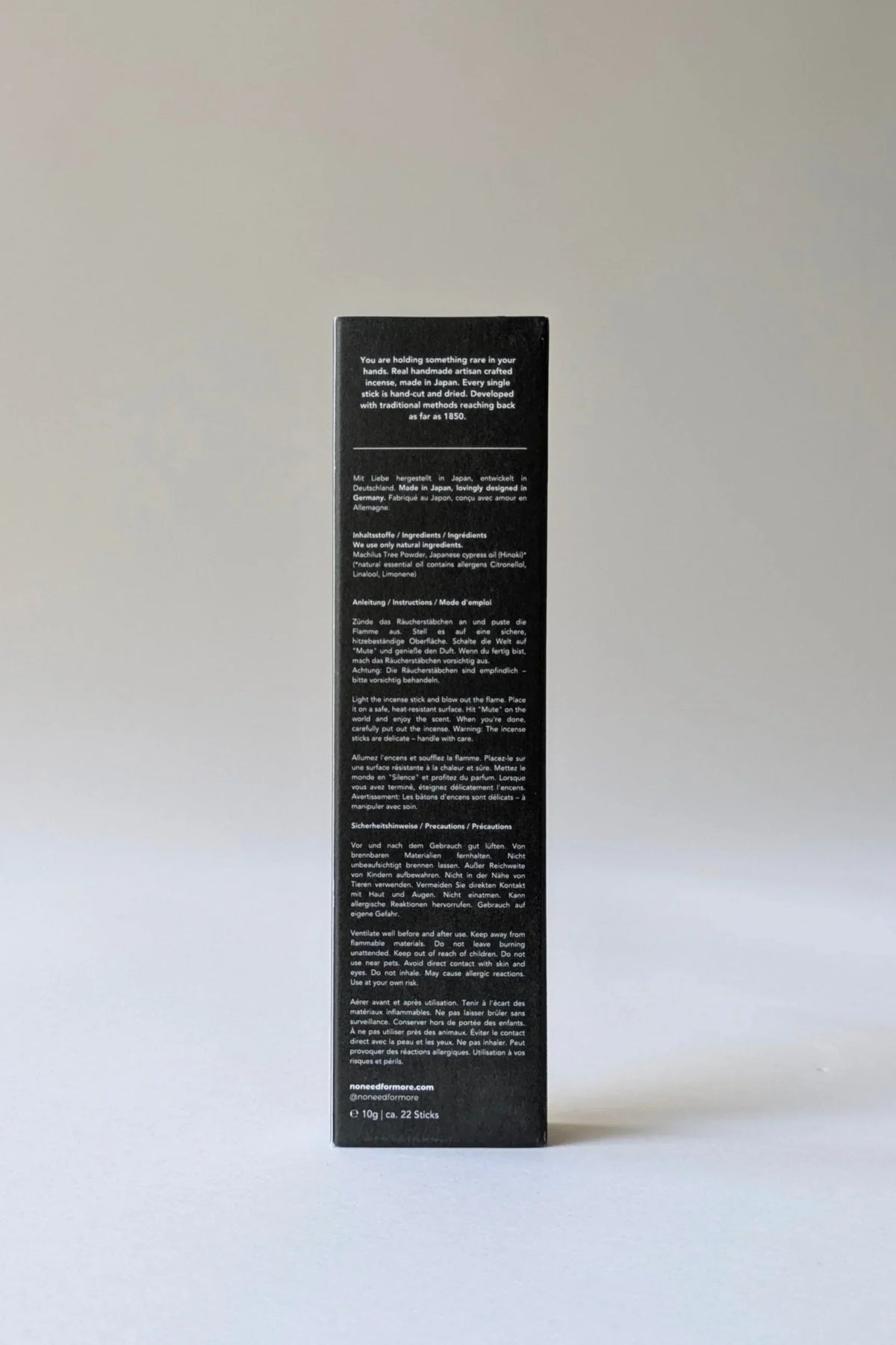 no need for more - Natürliche Räucherstäbchen - 
