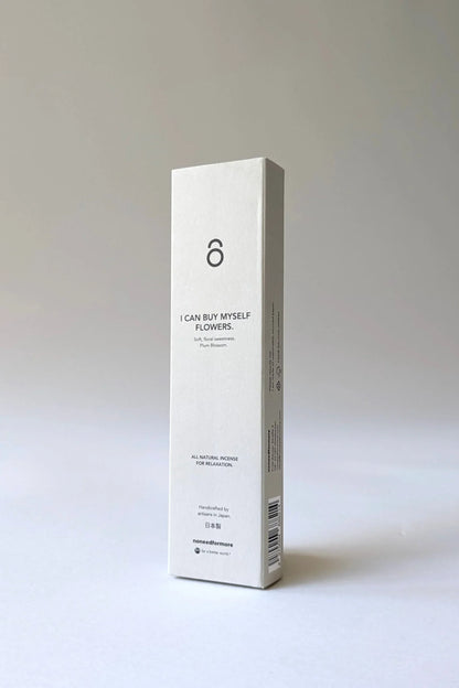 no need for more - Natürliche Räucherstäbchen - "I Can Buy Myself Flowers" - Pflaumenblüten