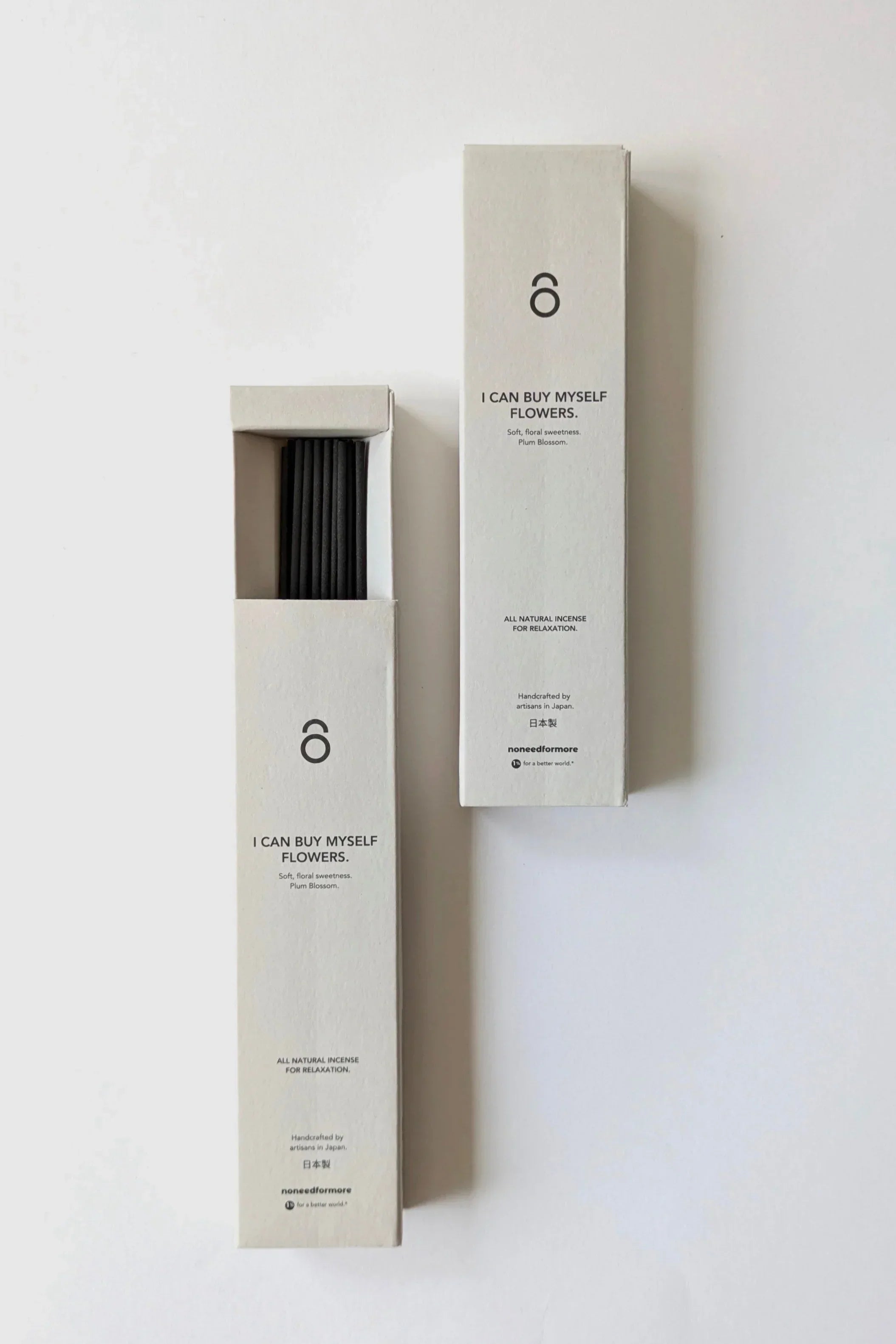 no need for more - Natürliche Räucherstäbchen - "I Can Buy Myself Flowers" - Pflaumenblüten