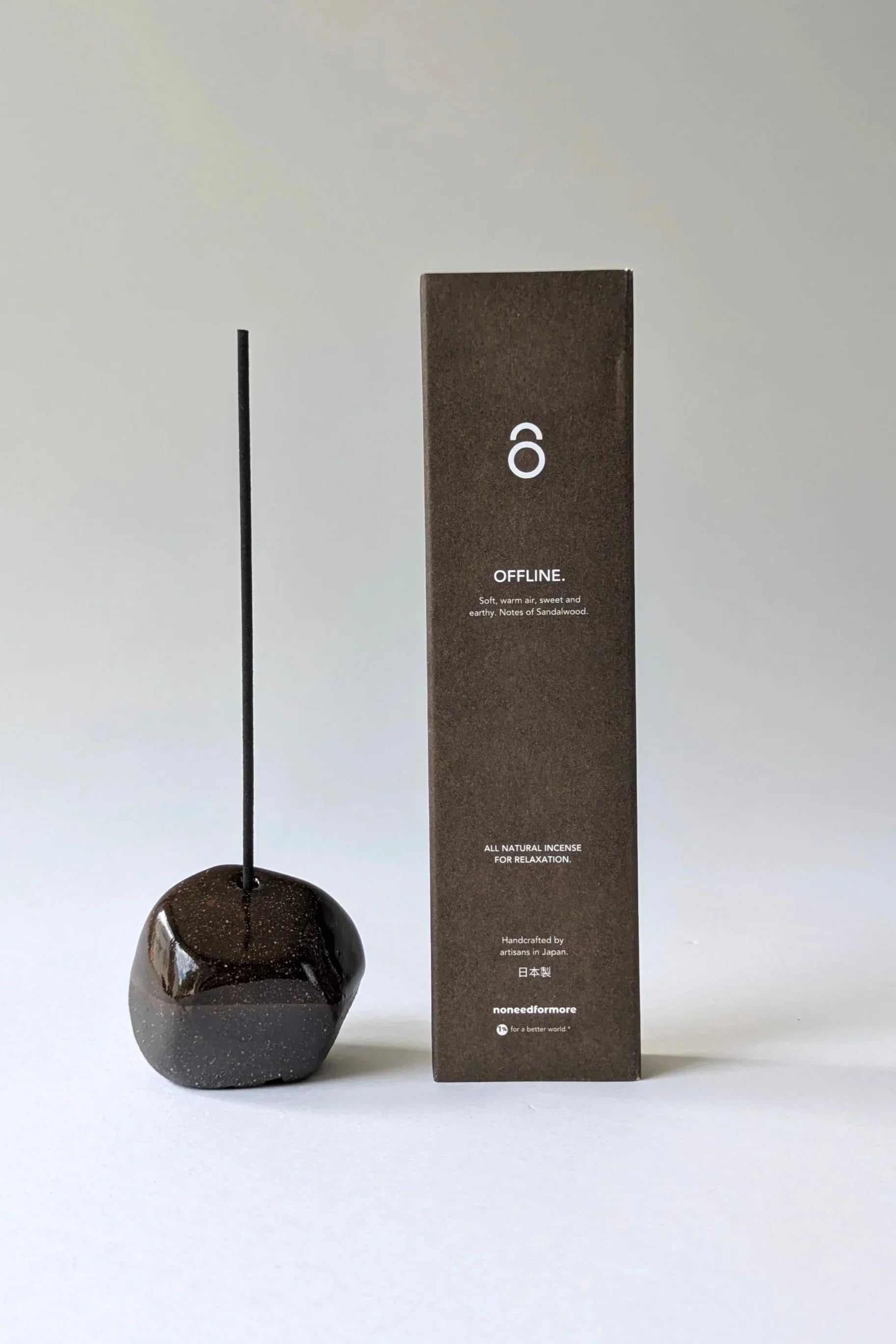 no need for more - Natürliche Räucherstäbchen - "Offline" - sanftes Sandelholz