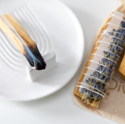 Palo Santo räuchern | Starter-Set für Yoga & Meditation | mit Räucherschale