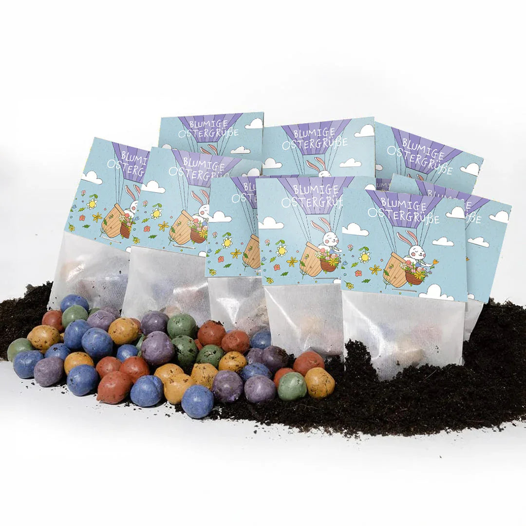 10x5 Blumenmurmeln im Tütchen 