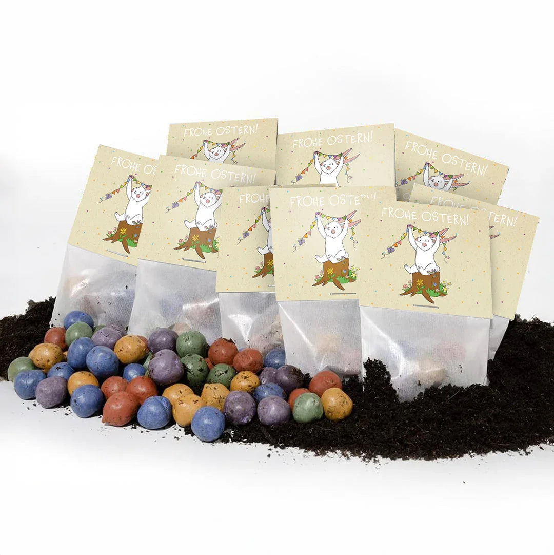 10x5 Blumenmurmeln im Tütchen 