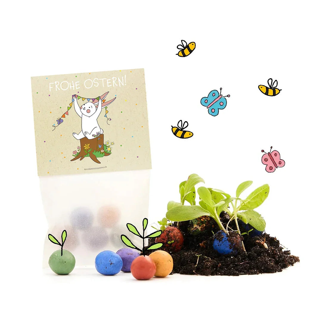 10x5 Blumenmurmeln im Tütchen 