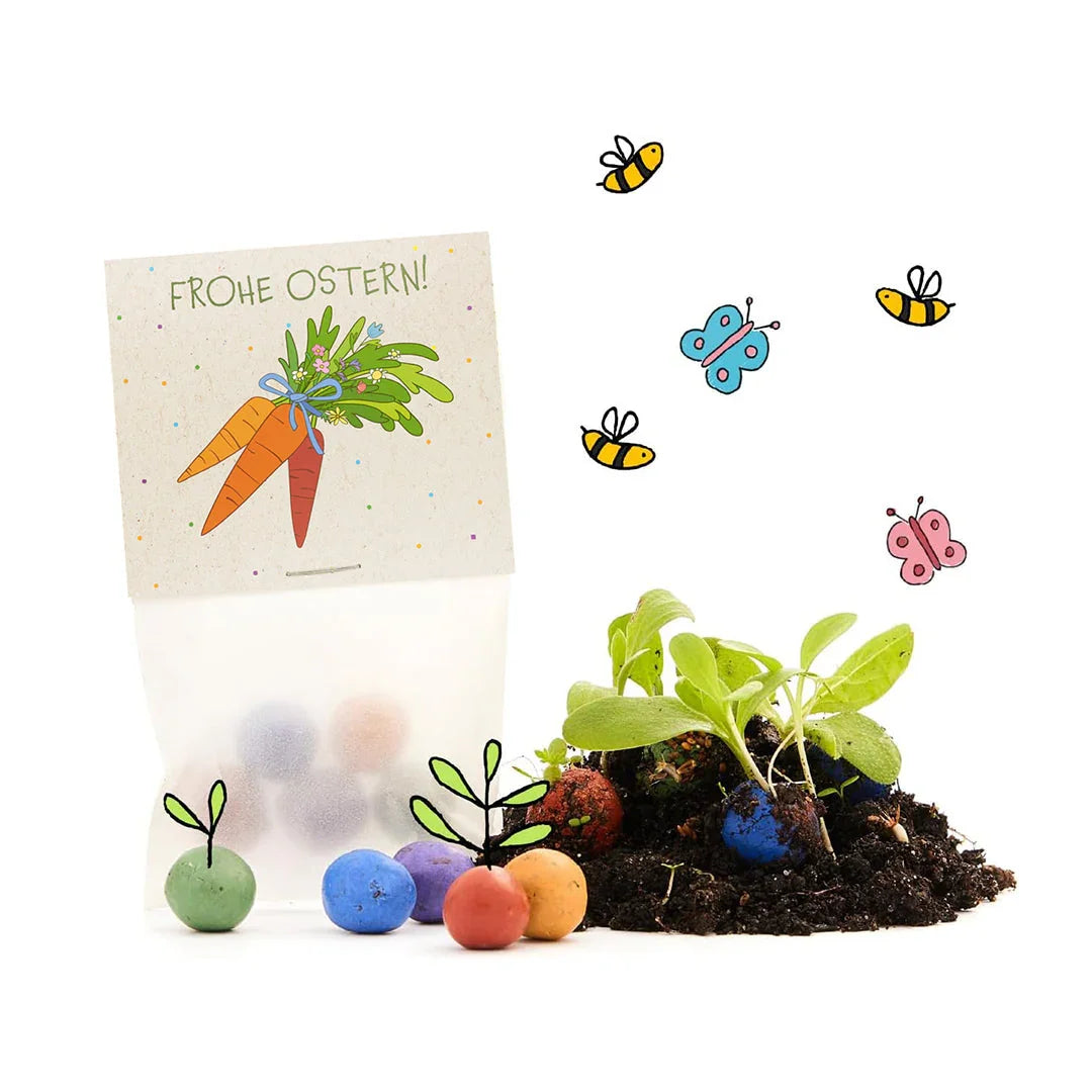 10x5 Blumenmurmeln im Tütchen 