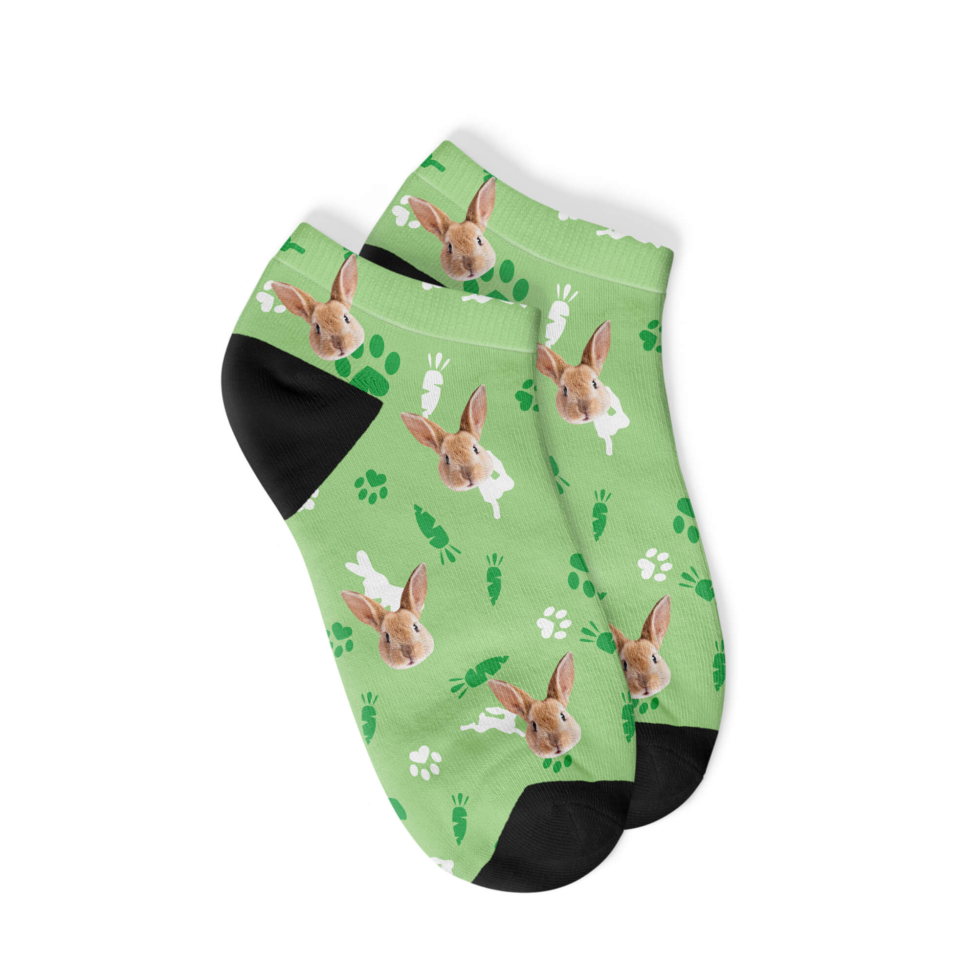 Personalisierte Kaninchen Sneakersocken
