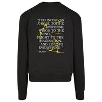 Plato told Sweater (schwarz, unisex)