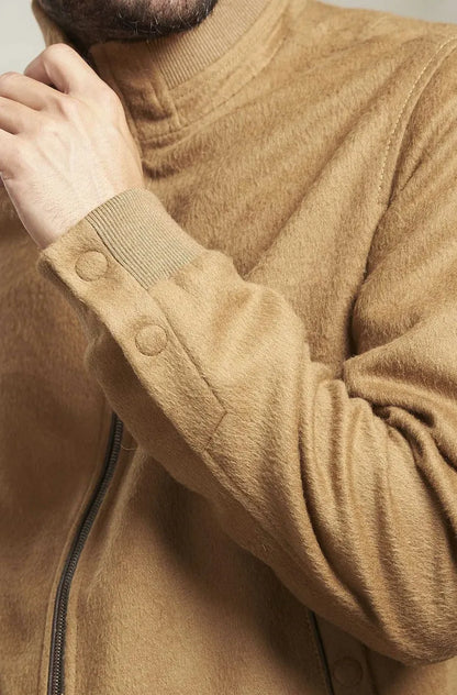KUNA | Bomberjacke NADRIAN aus Alpaka-Wolle – Essentials für Herren