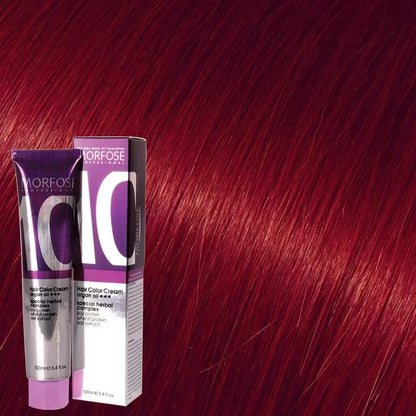Morfose - Hair Color Cream 10 Argan Oil 100 ml / Red