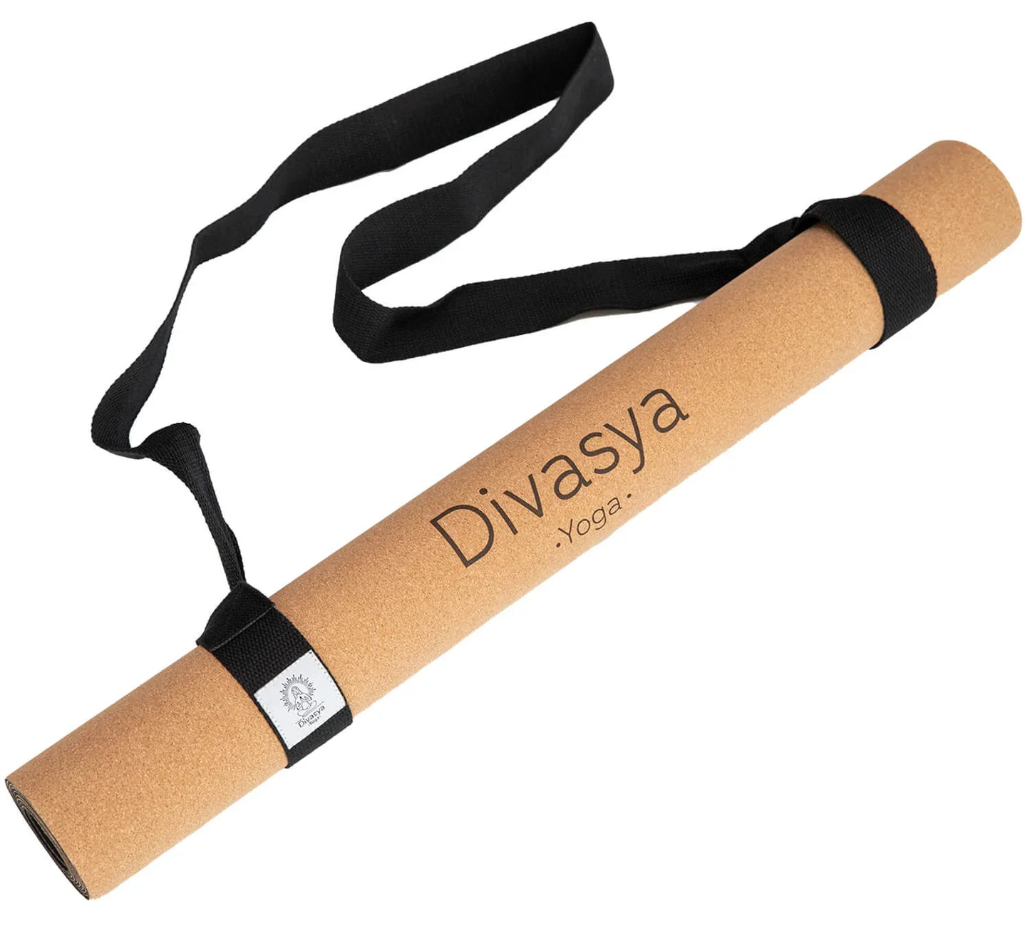 Reise Yogamatte aus Kork & Naturkautschuk - mit Schutzhülle