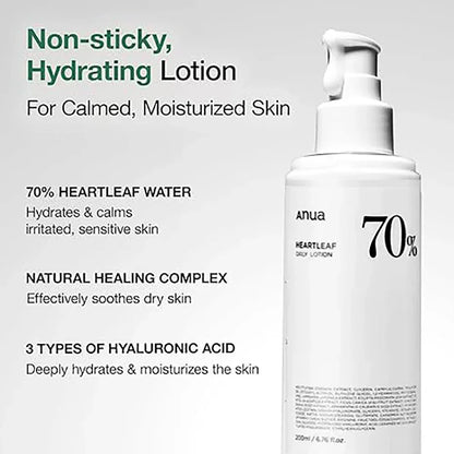 ANUA Heartleaf 70% Daily Lotion