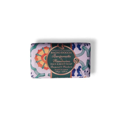 Saponifico Aquaviva Bergamotto & Mandarino Face & Body Soap - BLACK ELIXIR - Maison de Parfum