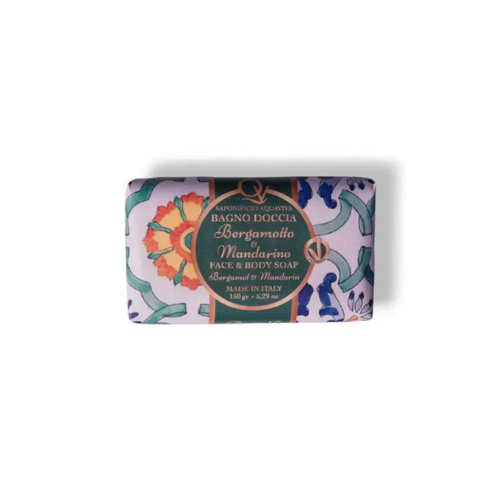 🎁 Saponifico Aquaviva Bergamotto & Mandarino Face & Body Soap (100% off) - BLACK ELIXIR - Maison de Parfum