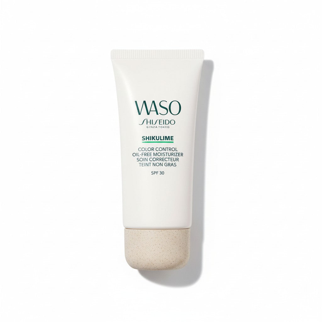 Shiseido WASO Shikulime Crème Hydratante Matifiante Contrôle Couleur Sans Huile SPF 30 Équilibre de la Barrière