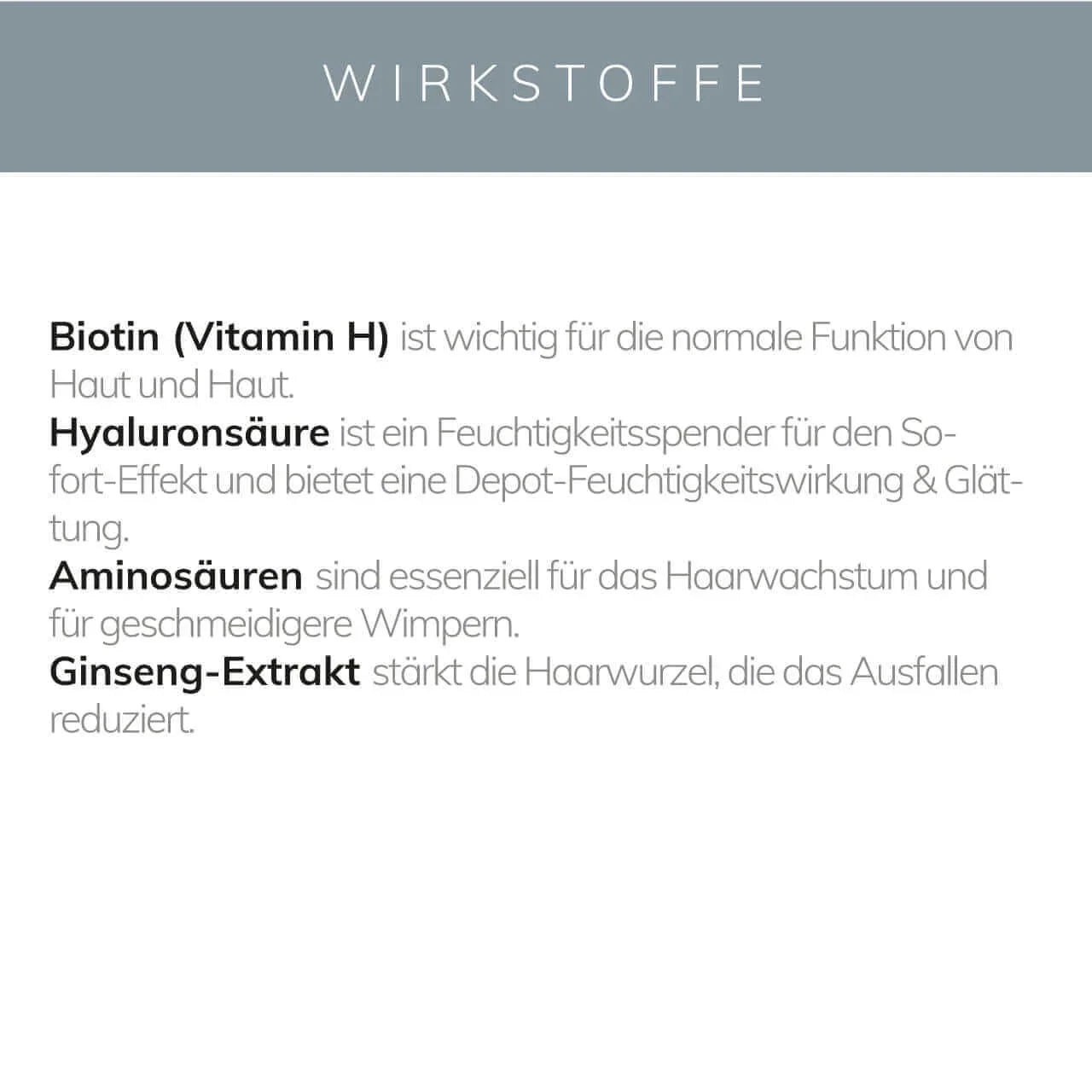 Wimpern- und Augenbrauenserum