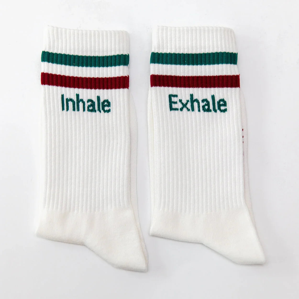 Socken mit Yoga-Motiv in 2 Varianten: Inhale Exhale | Namasté