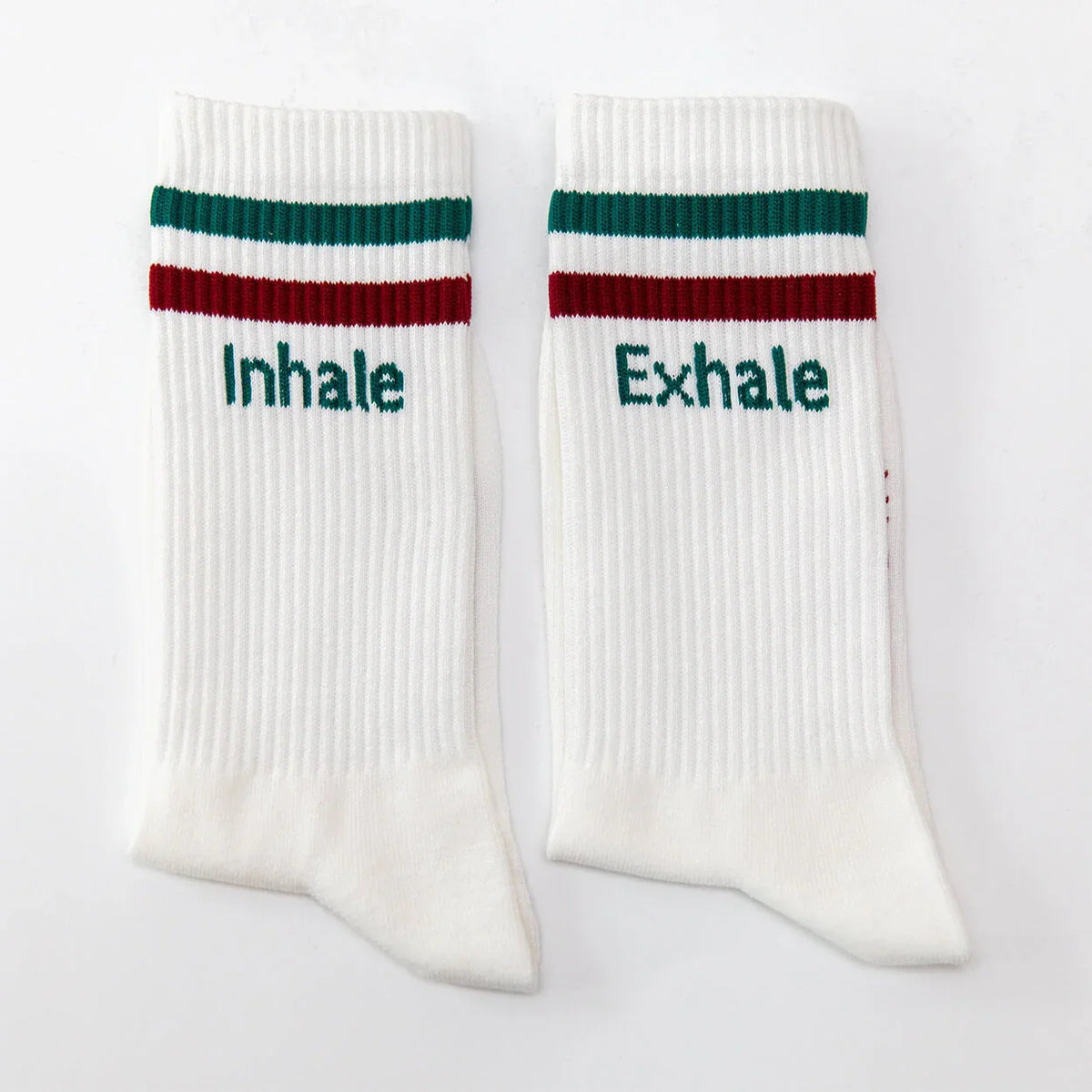 Socken mit Yoga-Motiv: Inhale Exhale | Namasté