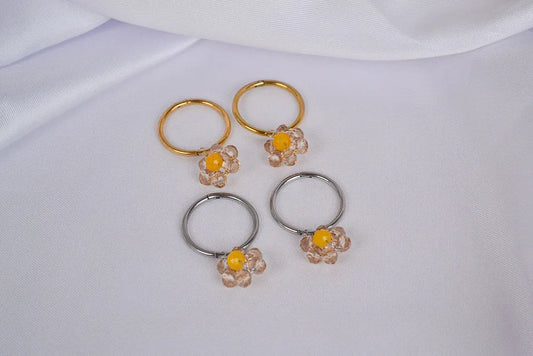 Anhänger Spark in Rosé für Mix & Match Creolen