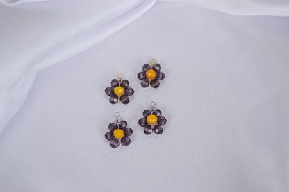 Anhänger Spark in Violett für Mix & Match Creolen