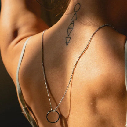 Kette mit Ring | silber | Good Karma comes back