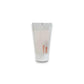 Jil Sander Sun Men Duschgel Tube, transparent mit orangener Aufschrift, isoliert auf Weiß