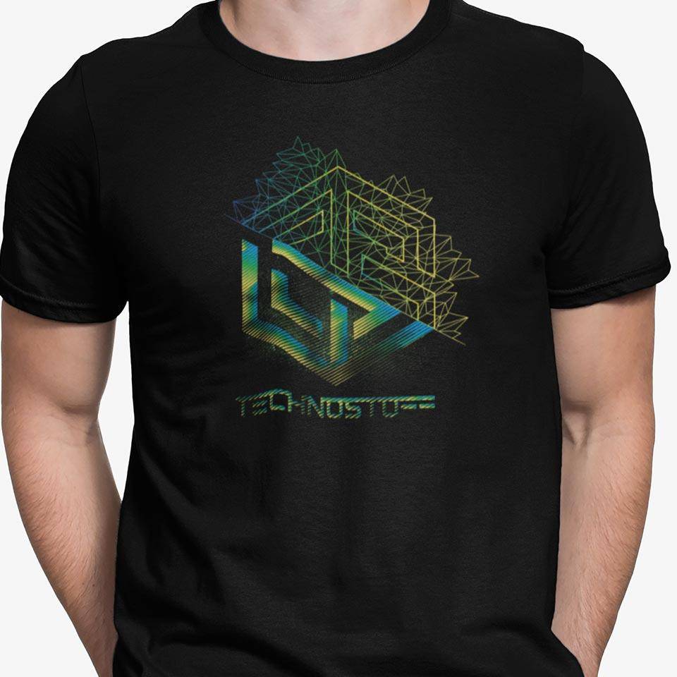 Synthwave Metamorphosis T-Shirt (schwarz / unisex)