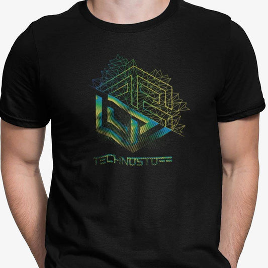 Synthwave Metamorphosis T-Shirt (schwarz / unisex)