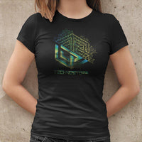 Synthwave Metamorphosis T-Shirt (schwarz / Frauen)