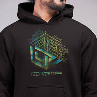 Synthwave Metamorphosis Premium Hoodie (schwarz)