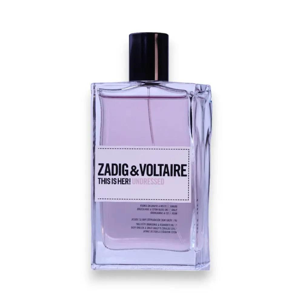 Zadig & Voltaire THIS IS HER! UNDRESSED Eau de Parfum, lila Duftwasser in transparentem Flakon