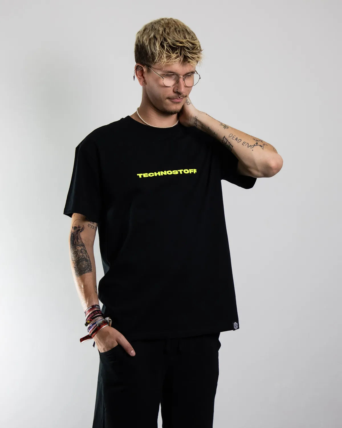 NYS - Neon T-Shirt (unisex, schwarz)