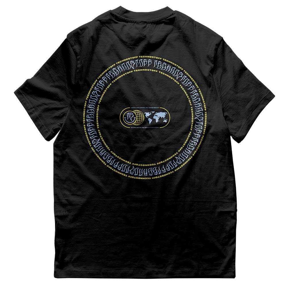 Techno Tribe Circle T-Shirt (unisex, schwarz)