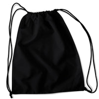 Schwarzer Basic Turnbeutel