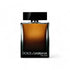 Luxuriöses Parfumflakon Dolce & Gabbana The One for Men mit schwarzem Verschluss vor weißem Hintergrund