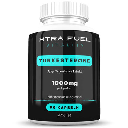 Turkesterone Kapseln - 1000mg Ajuga Turkestanica - Beliebt im Bodybuilding - BLACK ELIXIR - Maison de Parfum