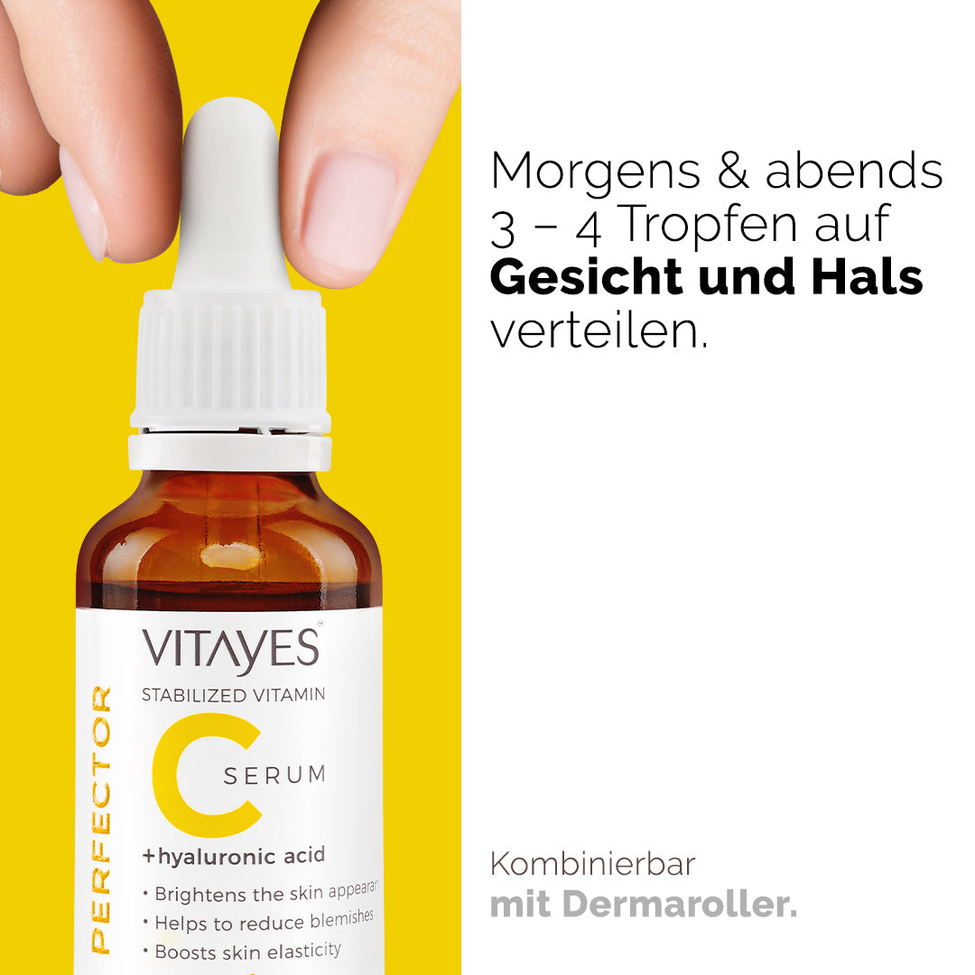 Perfector Vitamin C 10% Serum – Mit Hyaluron 30 ml