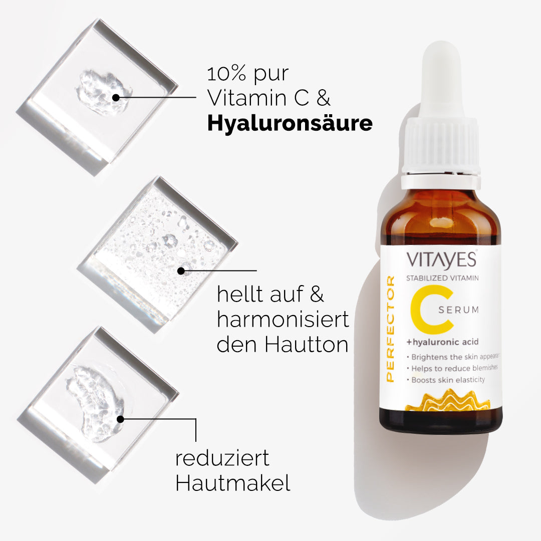 Perfector Vitamin C 10% Serum – Mit Hyaluron 30 ml