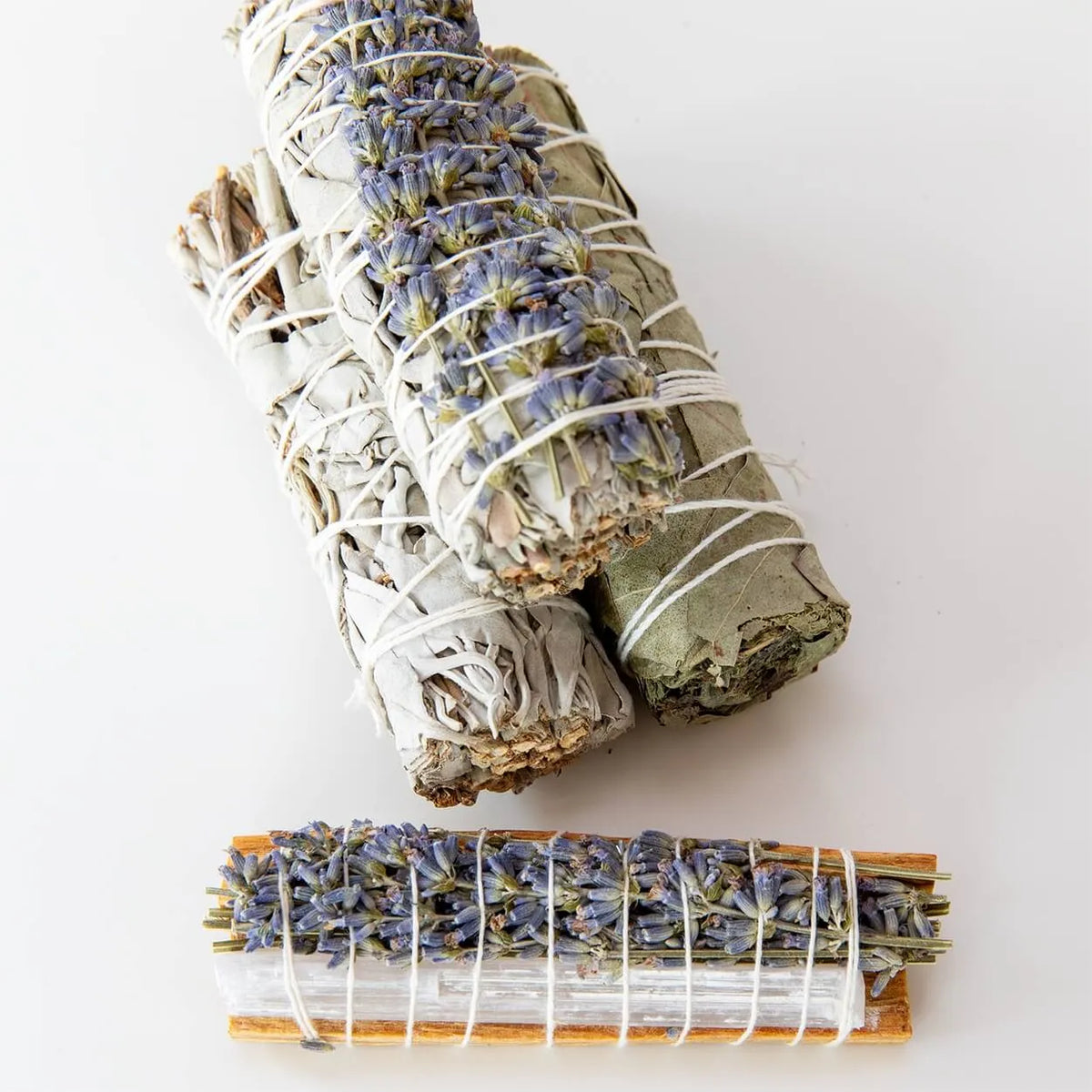 Weißer Salbei räuchern | Räucherbündel Starter Set | mit Räucherschale