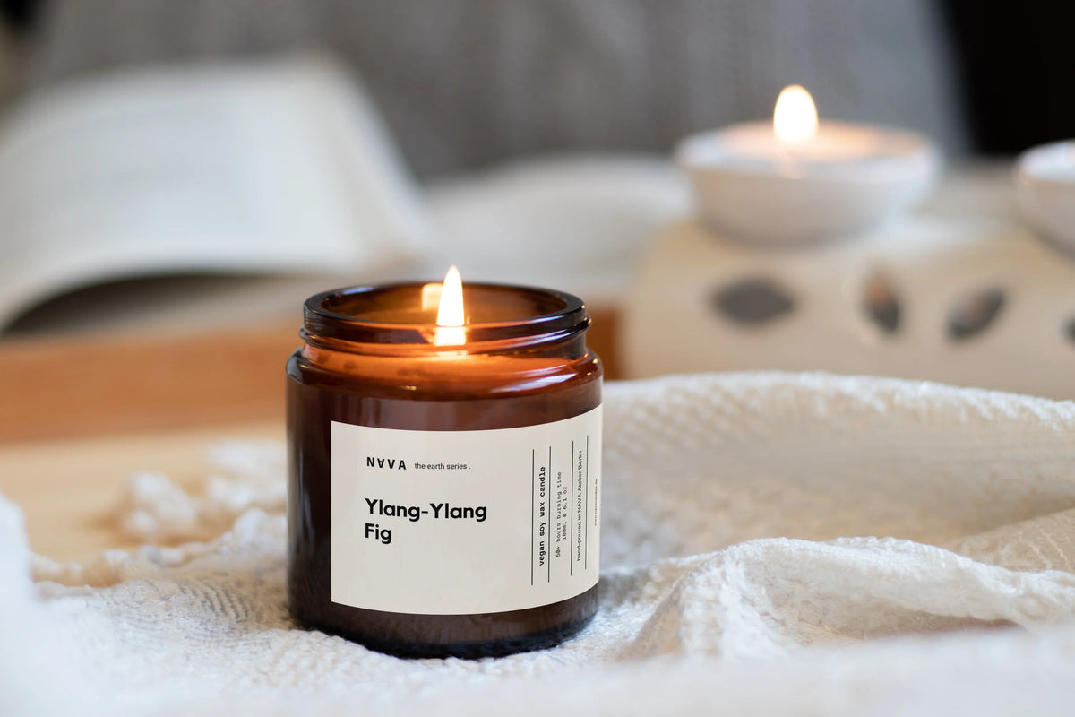 Ylang-Ylang + Fig, Organic Soy Candle
