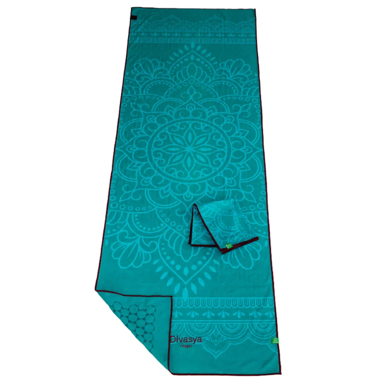 Yoga Handtuch rutschfest aus recycelter Mikrofaser & Silikon-Struktur auf der Unterseite