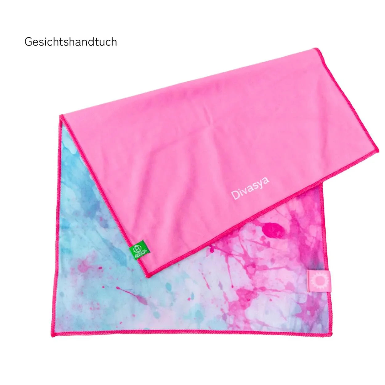 Yoga Handtuch rutschfest aus recycelter Mikrofaser & Silikon-Struktur auf der Unterseite