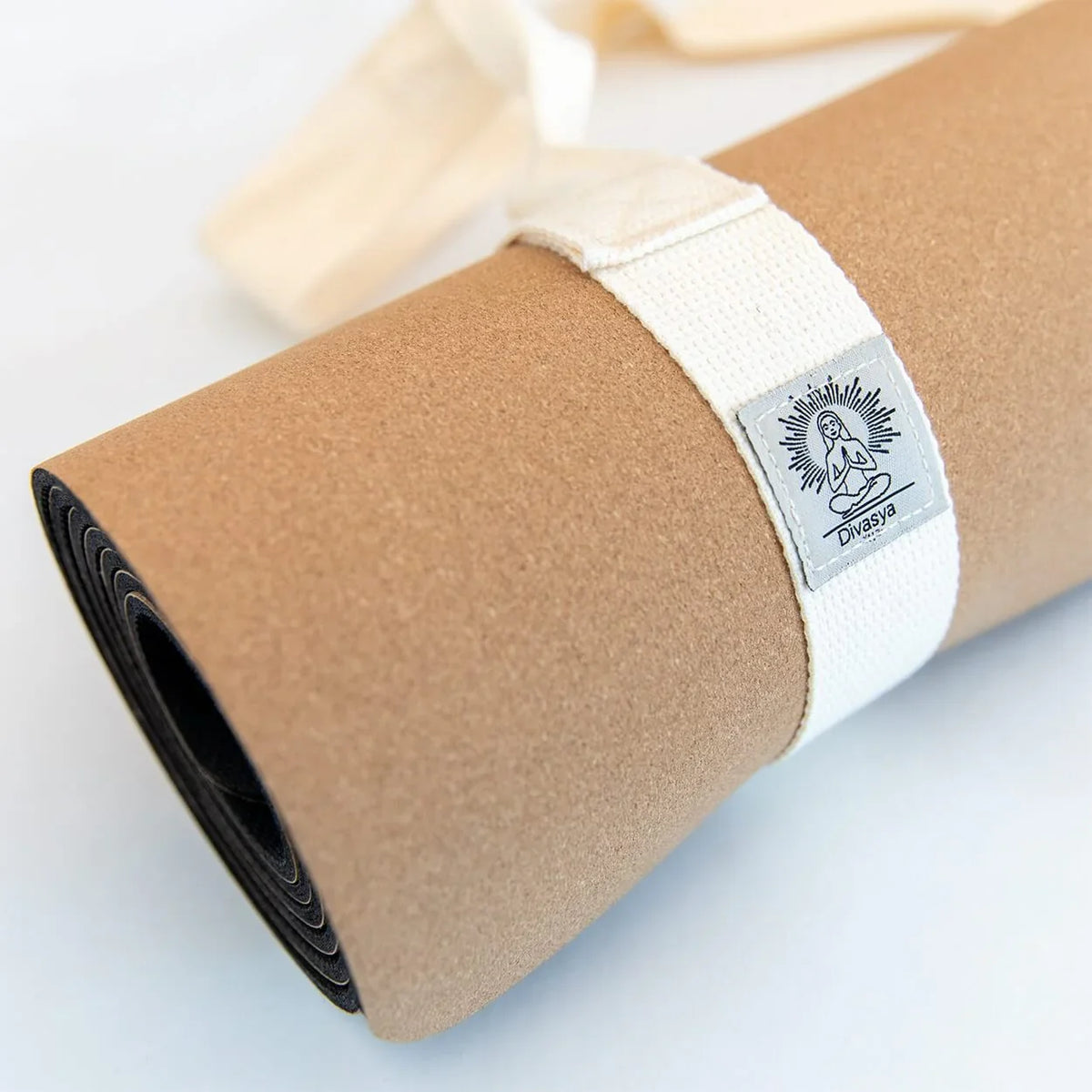 Yogamatte Kork: 100% natürlich | Portugal-Kork & Kautschuk | mit Schutzhülle